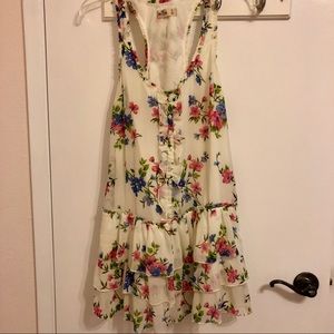 Hollister Drop Waist Ruffle Dress
